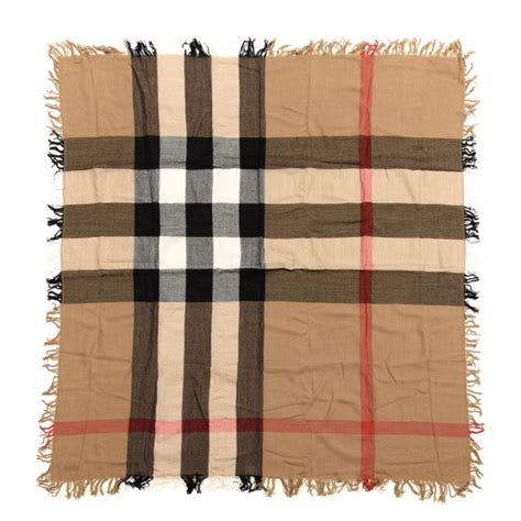 burberry color check square scarf merino wool|The Burberry Scarf .